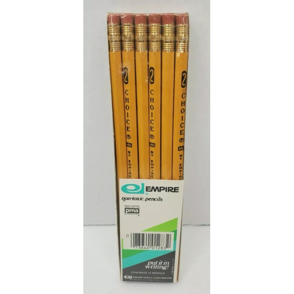 Empire Vintage NEW Empire Pencils 12 Pack No. 2 NOS