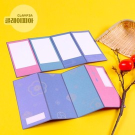 Artbox/Claypia Traditional Mini Folding Screen Making 4-Panel / 아트박스클레이피아 전통 미니 병풍 만들기 4폭