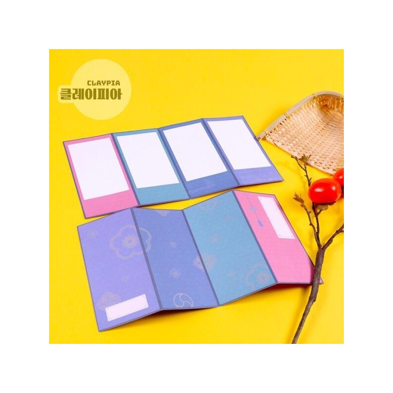 Artbox/Claypia Traditional Mini Folding Screen Making 4-Panel / 아트박스클레이피아 전통