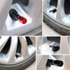 BOROLA Car Tire Valve Stem Caps with Hexgon Style(Blue, Pack