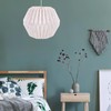 CAXUSD Small Folding Lampshade Socket Ceiling Light Shade Decorative Lampshade