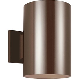 Generation Lighting 8313901EN3-10 Large One Light Outdoor Wall Lantern, Bronze