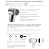 11 Inch Adjustable Shower Head Extension Arm With Locking Set