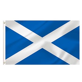 LARGE Scottish Flag, 3x5Ft Scotland Flags Banner For Indoor Outdoor Decoration of Canada Yards.Parade Or Express Mood