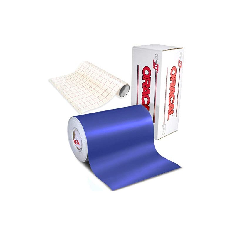 ORACAL 631 Matte Brilliant Blue Adhesive Craft Vinyl 12 Inches
