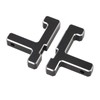 2Pcs Trunk Grocery Bag Hook T Shaped Aluminum Alloy Trunk
