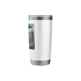 Bigfoot UFO Drones Alien Conspiracy Theory Stainless Steel Insulated Tumbler