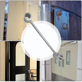 Ieron Door Hinge Adjustment Tool, Door Hinge Adjustment Key Lever Integrated Steel Key for Flag Hinges Cleanroom Doors (18 + 24.5 mm)