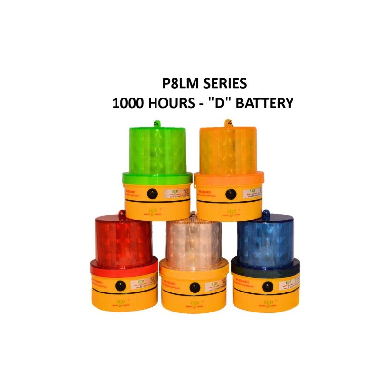 P8LM LED Portable Safety Lights Personal Hazard Light (RED)