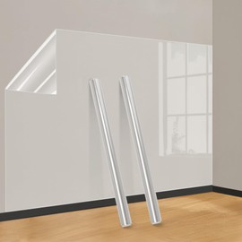 Electrostatic Wall Protective Film, Clear Wall Protector Film, Self-Adhesive Contact Paper, Removable Transparent Static Cling Films for Kitchen Backsplash, Walls (15.75" X 118")