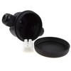 Outdoor IP65 UV Waterproof Round Crossing Box Housing For Electric
