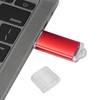 USB Flash Drive Transparent Cover Red Portable Storage Memory Stick