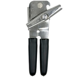 EasyTwist Heavy-Duty Manual Swing Away Can Opener with Carbon Steel Cutting Blade by B53 – Made in the USA – Comfortable Grip, Smooth Operation, Rust-Resistant, Ideal for Home or Commercial Kitchens