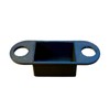10x Pack Door Frame Strike Plate Dust Boxes – Black