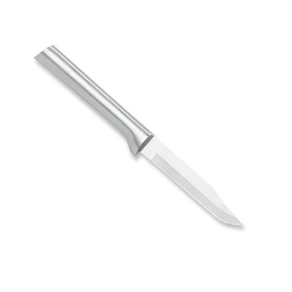 Rada Cutlery Regular Serrated Paring Knife – Stainless Steel Blade With Aluminum Handle, 6-3/4 Inches