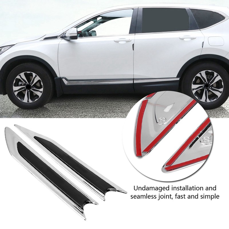 2 pcs Car Side Body Hood Emblem Cover Trim for