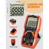Digital Multimeter, 6000 Counts Auto Range, Accurately Measure AC/DC Voltage,