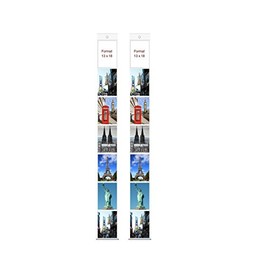 trendfinding 2 Photo Pockets 13 x 18 cm for 7 Photos Portrait Format Decorative Photo Pictures Card Holder Photo Wall Photo Curtain Photo Holder Card Holder