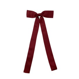 SYAYA Ladies Party Long Pre Adjustable Bow Tie Womens Girl Necktie Bowtie for Women Ties WT01 (Burgundy)