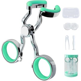 YuanKanJu Contact Lens Applicator Tool, Color Contact Lenses Wearing Aids for Easier Apply&Remove Contact Lens, Light Green Contact Lens Eyelid Wearing Aid for Travel