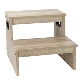 Step Stools for Adults Kids Wooden Step Stool for Kitchen Bathroom Sink Non-Slip Kids Step Stool