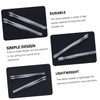 Mikinona 3pcs Stainless Steel Stamp Tweezer Eyelash Tweezer Nipper for