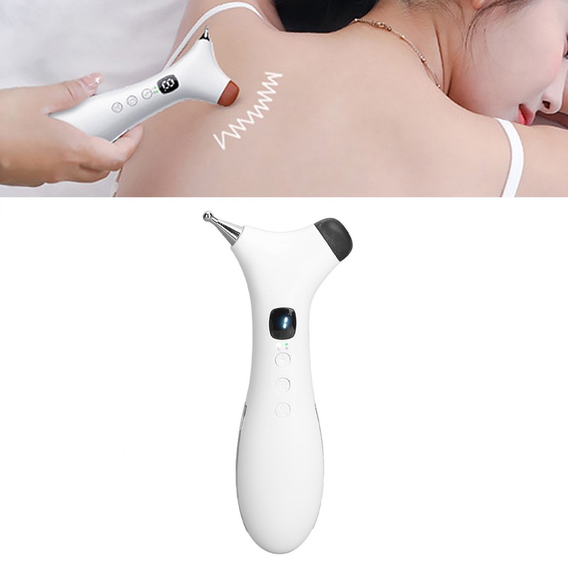 Electric Heating Acupoint Pen Microfrequency Vibration Dual Head Pulse Reduce