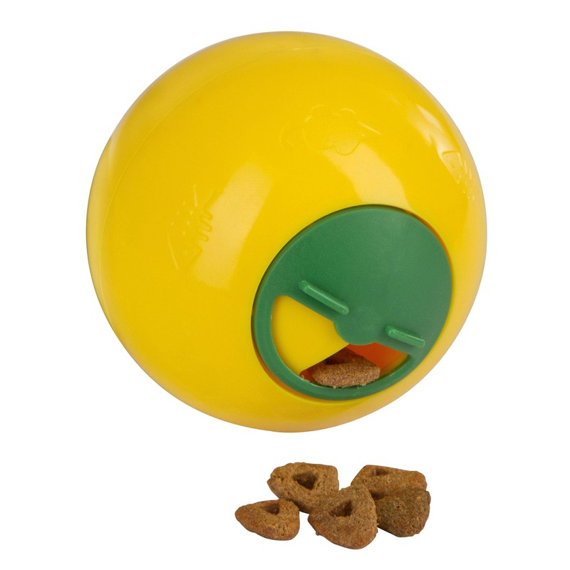 Kerbl Snack Ball 7.5 cm, Yellow