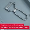 Westmark Stainless Steel Peeler - Sturdy Classic U Peeler with