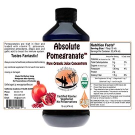 Absolute Pomegranate Juice 5:1 Concentrate Organic 16 oz from CAOH