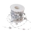 10M Sliver Pearl Beads String Star Beads String Plastic Pearl
