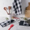 Daowwui -Check Classic Farmhouse Kitchen Set Insulation Pad Oven Mitt