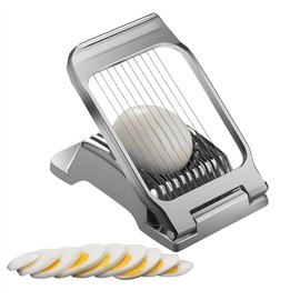 Lanyesky Aluminium-Eierschneider, gekochter Eierschneider, Eierschneidewerkzeug, spülmaschinenfest, geeignet für hartgekochte Eier, Erdbeeren, Pilze, Salate, Beerenfrüchte