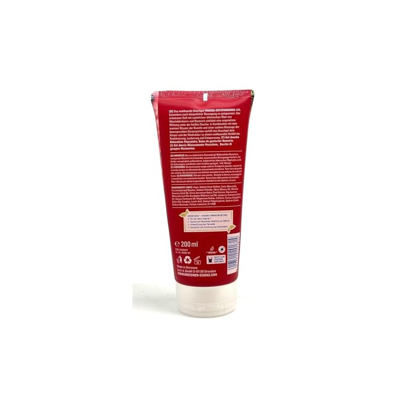 Dresdner Essenz Shower Gel Muscle Relaxation Pack of 3 x