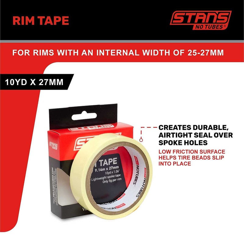 Notubes rim tape Stan'AS0083 s, Yellow