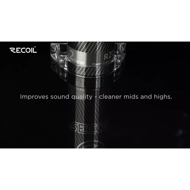 Recoil R2D 2.0 Farad Car Audio Energy Storage Reinforcement Capacitor
