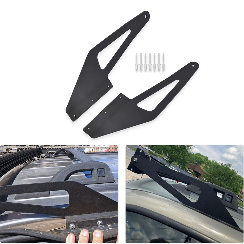 WSays Upper Roof 50'' LED Light Bar Mount Bracket Compatible