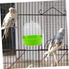 BUGUUYO Pet Bird Bath Box Parrot Bathing Tub for Birds