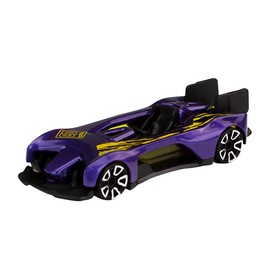 Hot Wheels Replacement Part 2021 Advent Calendar Vehicle Playset - GTD78 ~ Replacement Purple and Gold Die-Cast Race Car ~ Silhouette