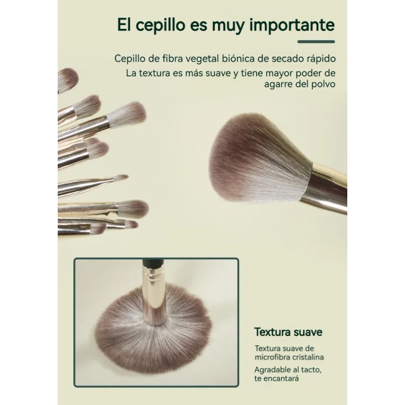 Set De Cilindros Brochas Profesional Beauty Creations Origin