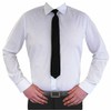The Express Hats Company Mens Black Clip on tie, (Security