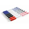 PaulStore 8 Ballpoint Pens Set Soft Non-Slip Grip Medium Ball
