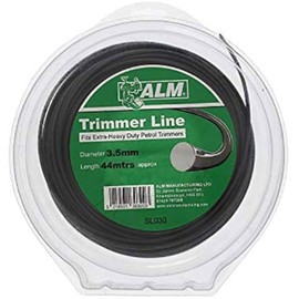 Trimmer Line: 3.5mm 44m To fit all makes of extra heavy duty petrol trimmers (40cc & over) contains 44 metres Black Alm: UNIVERSAL