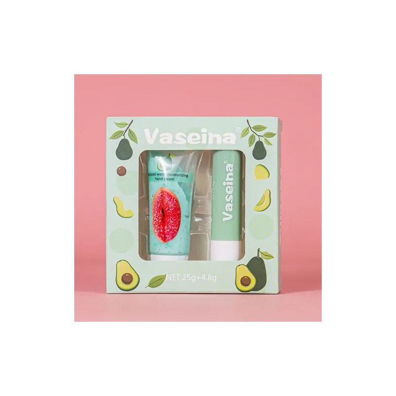 Balsamo Para Labios Hidratante Vaselina + Exfoliante 6 Duos