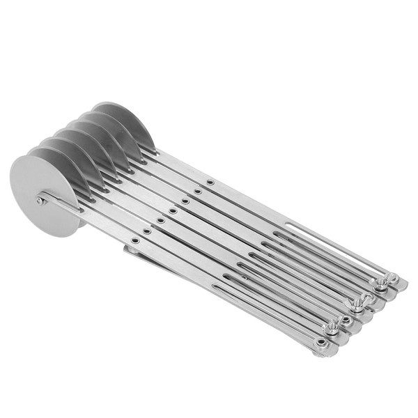 Cocoarm Pizzarad, Gleichmäßiger Pizzaschneider mit Mehreren Rädern aus Edelstahl für