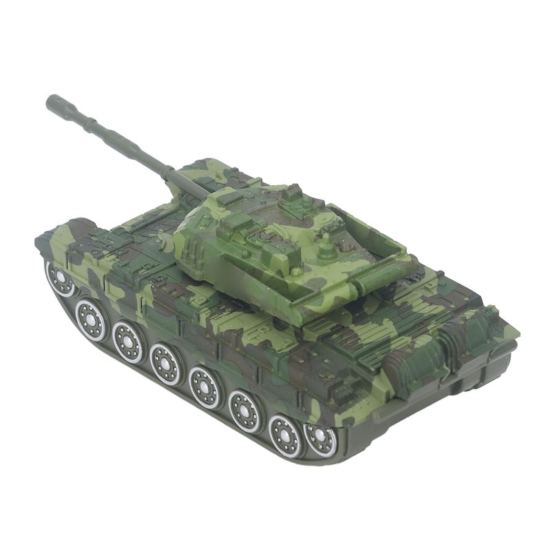 Flatbed Trailer Toy Simulation Detachable Collectible Military Trailer Tank Model