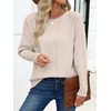 ANRABESS Womens Oversized Batwing Sleeve Sweaters Crewneck Casual Fall Knit