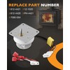 2.4RPM 120V Auger Feed Motor Fits Quadrafire Castile/CB1200/Mt Vernon