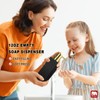 GMISUN Gold Hand Soap Dispenser, Black Glass Soap Dispenser with