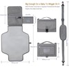 Bebamour Portable Changing Pad with Wiping Bag Travel Baby Changing